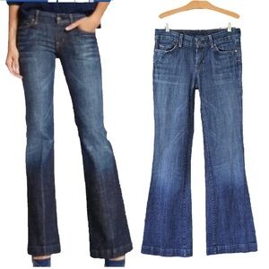 Citizens of Humanity Faye 003 Women's Low Waist Full Leg Flare Jeans Size 28